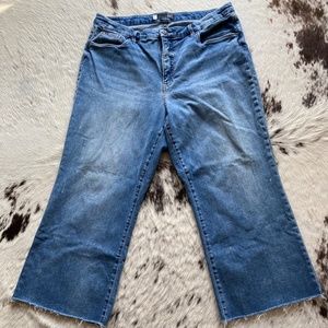 KUT from the KLOTH "Meg" high rise wide leg jean sz 18w
